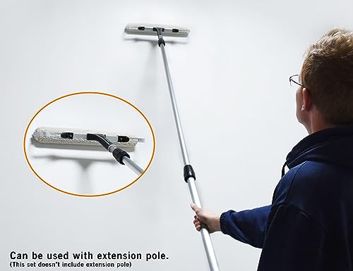 ROLLINGDOG 7PC 18 Inch Paint Roller Kit- 18 Inch Paint Roller Tray,Paint Bucket with Lid,3/8" Microfiber Roller Covers (Pack of 4) - Image 6