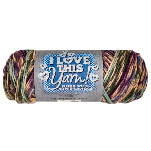 Image of Hobby Lobby Print I Love This Yarn, 591 Songbird Stripe, Set of 2 | 4 Medium Weight, 252 Yards Per Skein