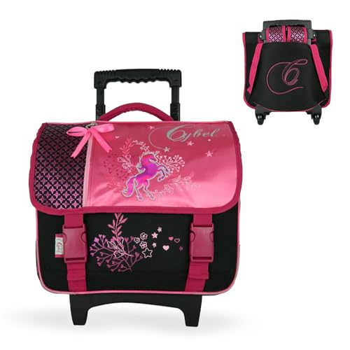 Bagtrotter - Cartable à roulettes 38 cm - Cybel Cheval...