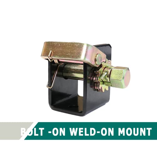 Boxer Heavy Lashing Truck 2” Winch Left – Steel Winch Tie Down – Bolt On Weld On – 2 Pack