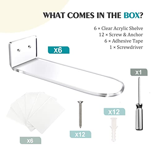 Rahtune Shoe Shelves, Floating Sneaker Display, Acrylic Wall Shoe Rack, Show Shelf, Shoe Organizer Holder Wall Mount For Sneaker Collection, Shoe Box #TOP1