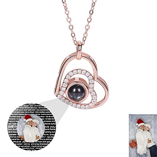 Collana in Argento 925 con Proiezione di Foto 100