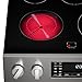 Kenmore Front Control Electric Range Oven with 5 Cooktop Elements with 7 Cooking Power Options, True Convection, Steam and Self Clean, Freestanding Oven, 4.8 cu. ft. Capacity Stainless Steel