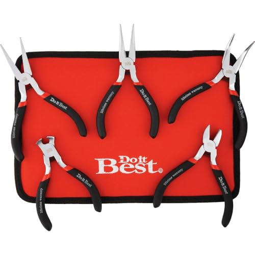 Set de pinces 5 pièces TEKTON 306428 outillage de précision micromécanique et découpe de fil
