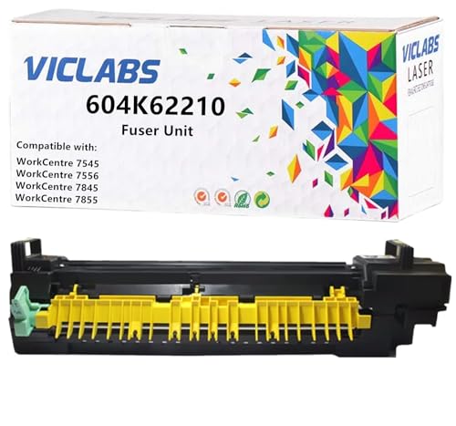 VicLabs 604K62210 fuser Unit Replacement for Xerox 604K62210 fuser Unit for use in Xerox WorkCentre 7545 7556 7845 7855 Printers,110V (1- Pack)