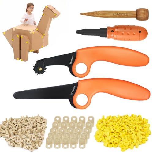 Cardboard Construction Tools Kit 966-pieces, Cardboard Project To...