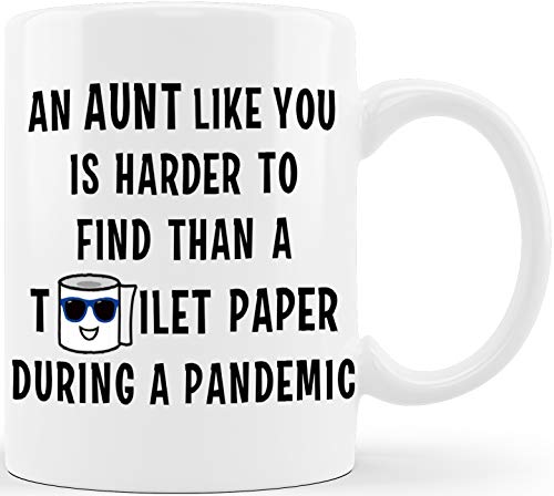 CLASSIC MUGS Aunt Like You Hard To Find Funny Aunt Coffee Mug Mother s Day Gift for Aunty Gift for Aunties Siblings Sisters from Niece Nephew Sister Uncle Mom Dad Gag Gift for Christmas Tea Cup
