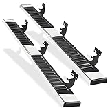 PZ 6' Quad Cab Running Boards for Dodge 2009-2018 Ram 1500, 2019-2024 Ram 1500 Classic Style, 2010-2024 Ram 2500 3500 4500 5500 Chrome Stainless Steel Side Steps Nerf Bar