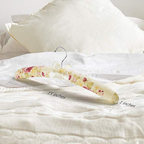 Glcon 14202786 Padded Clothes Hangers For Sweaters – Women Padded Coat Hangers- Foam Hanger Non Slip Satin Canvas Covers thumb #4