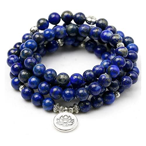 Bracelet lapis lazuli idée cadeau pour la fête des pères ou un anniversaire