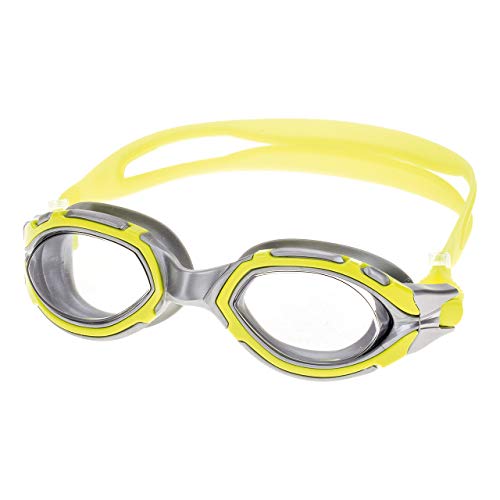Masque de plongée sans fuite Fashy ajustable jaune grand modèle L