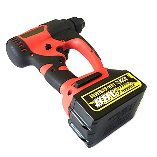 TEMSOOM 88VF Bohrhammer Multifunktions-Elektrobohrhammer Lithium-Elektrohammer Hochleistungs-Bohrmaschine mit Tasche…