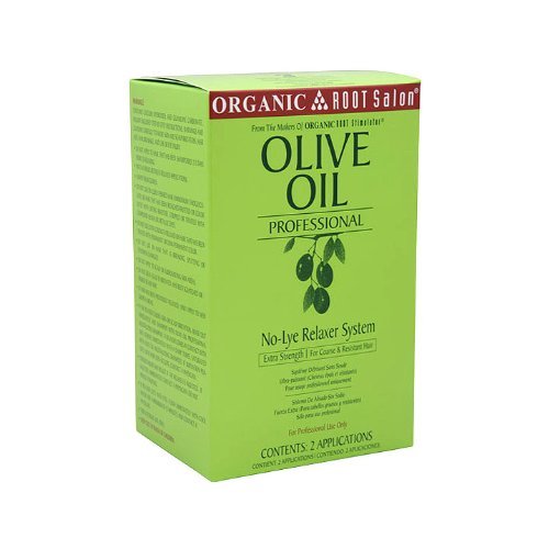 Organic Root Stimulator Olive Oil Professional No-Lye Relaxer System, Extra Strength 1.4 ml by Organic Root Stimulator