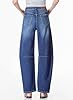 Sidefeel Women's Barrel Jeans Wide Leg Vintage Mid... #4
