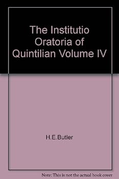 Hardcover The Institutio Oratoria of Quintilian Volume IV Book