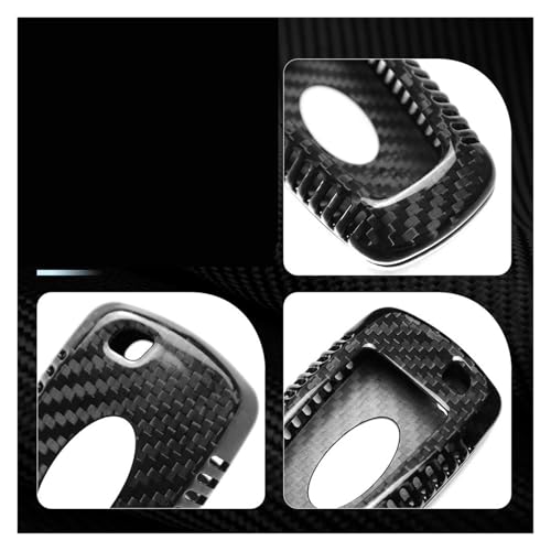 Protector de fibra de carbono para llave Ford Mustang Smart 6
