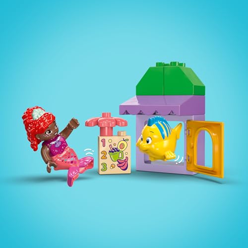 Image of LEGO DUPLO | Disney Ariel and Flounder's Cafe Stand 10420 Building Blocks Toys for 2+ Gift for Boys and Girls