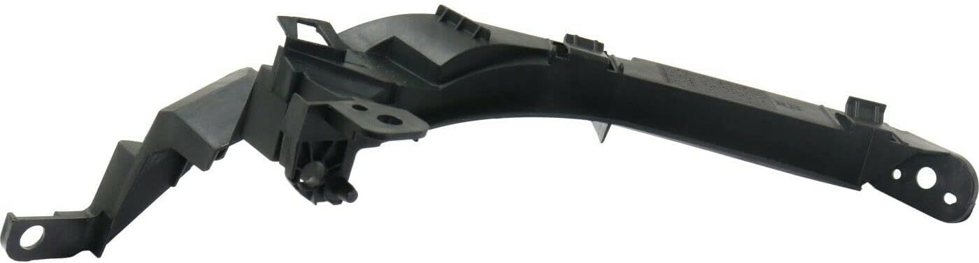 DAT AUTO PARTS Front Right Passenger Side Headlight Bumper Support Bracket for Side Beam Replacement for 2007-2011 Honda CR-V Black Textured Plastic HO1089113 71140SXSA00