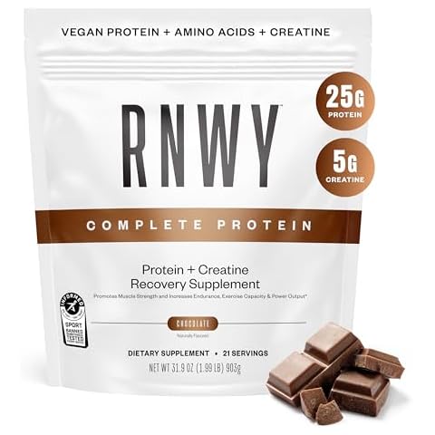 RNWY Chocolate Protein + Creatine Powder Cover