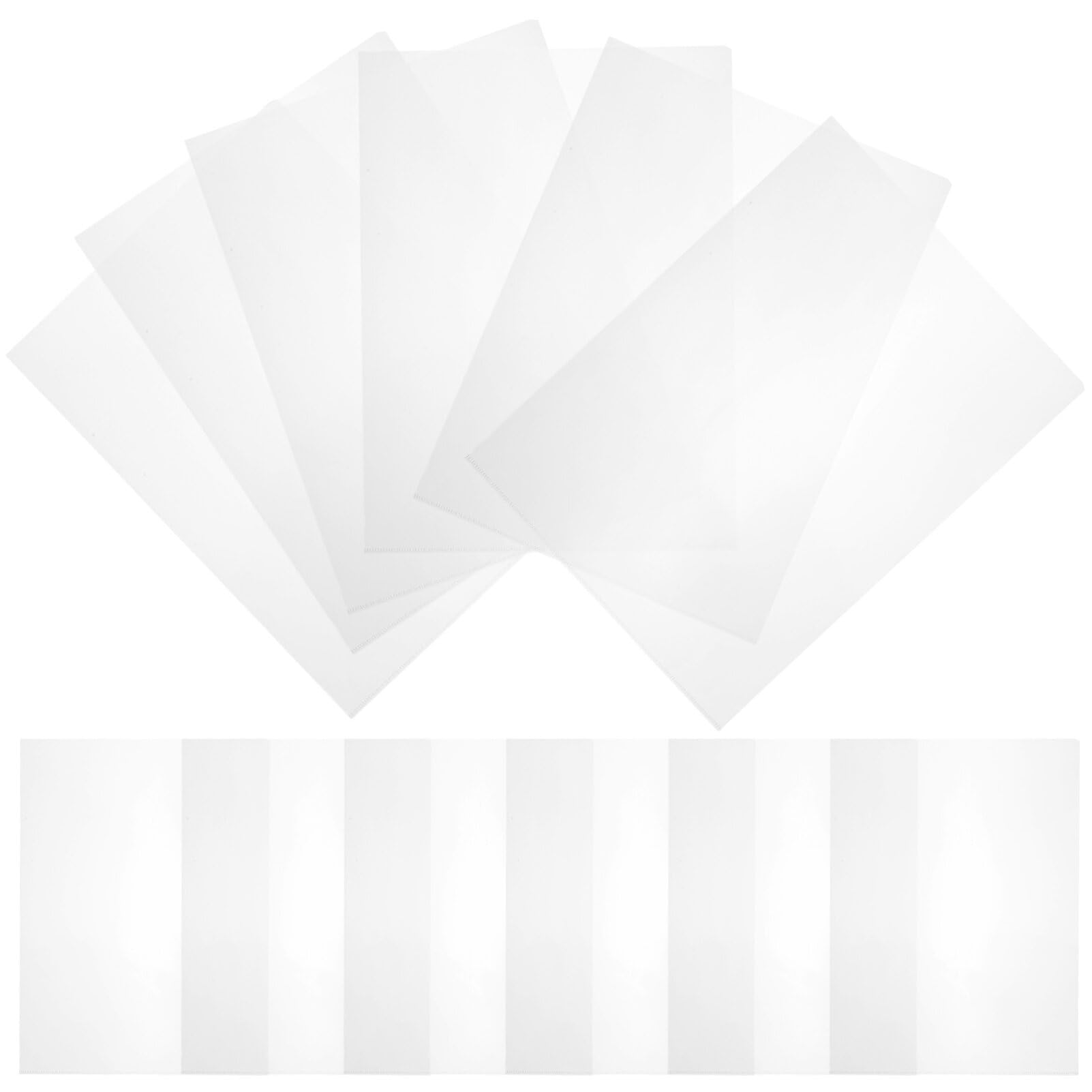 Cartellina Trasparente A4 24 Pezzi in Pp, File Protection Cover