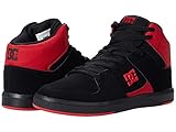 DC Mens Cure Casual High-Top Skate Shoes Sneakers Black/Black/Red 10.5 D - Medium