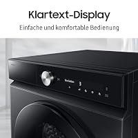 Samsung DV90DB8845GBU2 Wärmepumpentrockner DV8400D, 9 kg, EEK: A, AI Wäschetrockner mit Klartext-Display, AI Dry+, QuickDrive, SuperSpeed, Super Leise Programm, SmartThings-App, Schwarz – Ansicht 5