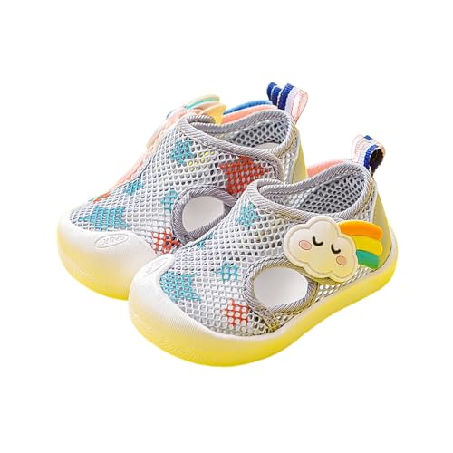 Toddler First-Walking Walking Shoes Mesh Quick Dry Beach Sandals Baby Kids Lightweight Non Slip Barefoot Shoes Outdoor Sneakers