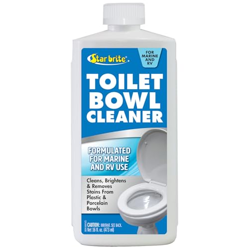 STAR BRITE Toilet Bowl Cleaner - For Boat, RV, Portable Toilets, Removes Stains, Fresh Scent, 16oz (086416)