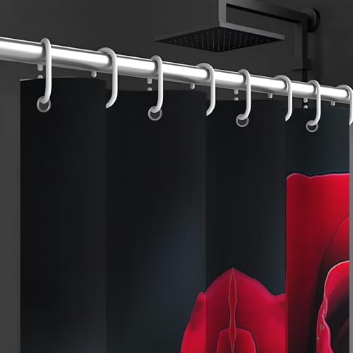 Rideau de baignoire imperméable fleurs modernes pour une douche relaxante