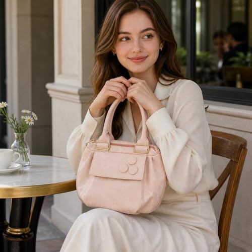 Image of Elegant Women's Handbag | Premium PU Leather Shoulder Bag with Zipper Closure | Stylish Top Handle Purse for Daily Use & Party