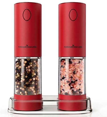 Best Red Electric Salt and Pepper Mills for Easy Seasoning – Fueled by ...