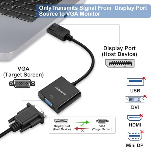Adaptador Displayport a VGA miniatura 2