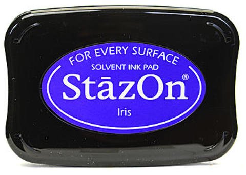 Tsukineko Stazon Solvent Ink (Iris) - Product Description - Tsukineko Stazon Solvent Ink- Color: Iris- Size: 3.75 In. X 2.625 In.- Unit: Full-Size Padstazon Is A Solvent-Based Ink Pad Designed For Decorating Non-Porous Surfaces Such As Glass, Me ...
