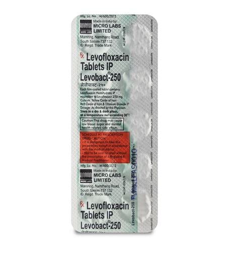 Levobact-250mg - Strip of 10 Tablets