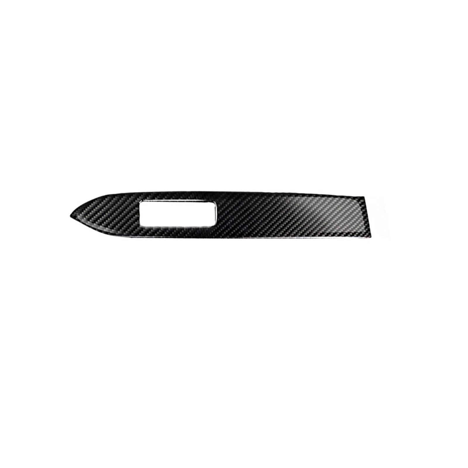 Car Interior Moulding Accessories for Mustang 2015-2022 LHD RHD Carbon Fiber Car Dashboard Decoration Strip Sticker Passenger Seat Side