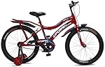 URBANSTAR 20T BENZO Model Kids Cycle (RED) 20T Roadster Cycle -Semi Assemble (Single Speed- Red-Rigid, Fork)