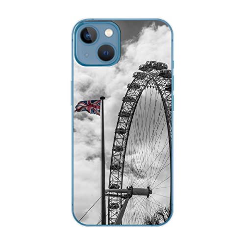 Coque iPhone 14 Plus antichoc résout le problème des rayures motif Grande roue