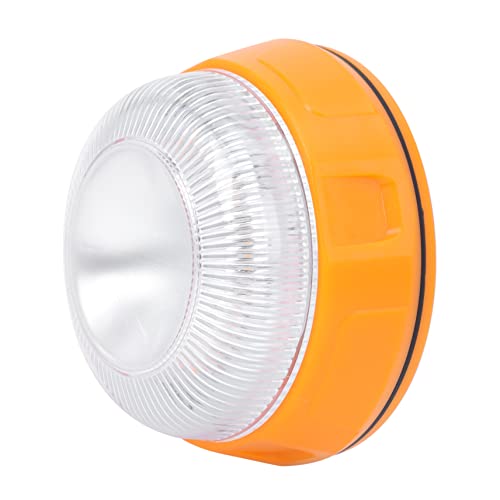 Feu stroboscopique LED jaune avec base magnétique puissante antichoc