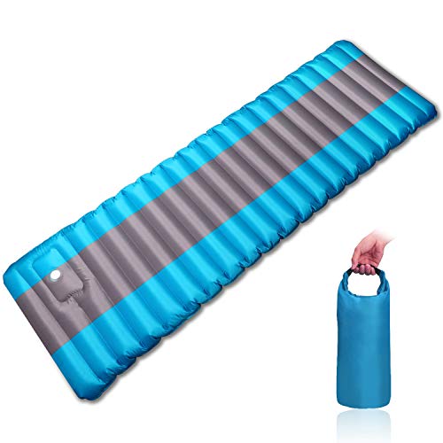 Aufblasbare Isomatte Camping Isomatte Aufblasbare Luftmatratze Camping Matratze Schlafmatte für Camping Reisen Backpacking Reisen Strand