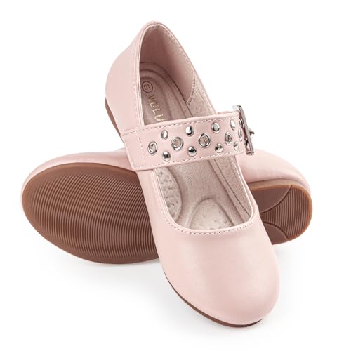 Image of Toddler Girl Dress Shoes Bow Black Dress School Shoes Princess Mary Jane for Toddler /Little Girl