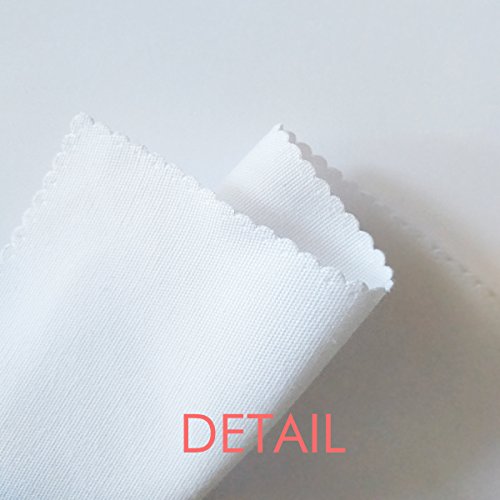 Servilletas de tela blancas de perrito para cenas y comidas en familia 5