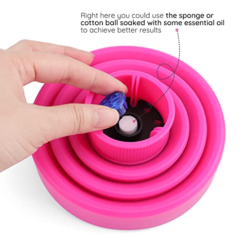 Segbeauty Collapsible Portable Hair Dryer Diffuser- Hot Pink