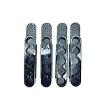 TUFF Quick Strips - Set of 4- Flexible 5 Rounds Each QuickStrip- Fits 38 357 6.8mm 40sw. Speed up Your Revolver Reload. Compact Way to Carry Extra Rounds