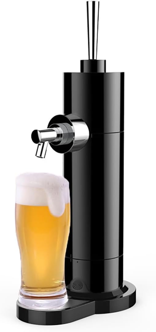 Dispensador portátil de cerveza, mini barril de cerveza, generador de espuma de cerveza con grifo, disfruta de cerveza fresca en cualquier momento y en cualquier lugar