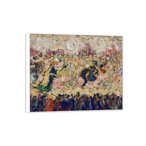 Impression sur Toile Untitled 2 Cadre Blanc pour Sublimer Votre Salon Moderne