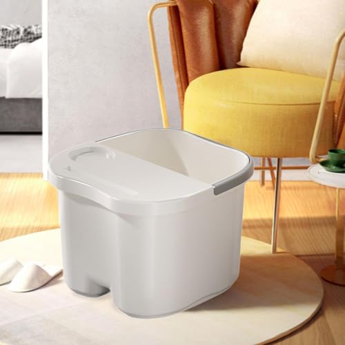 Bañera para pies con tapadera y nodos masajeadores pequeña miniatura 4