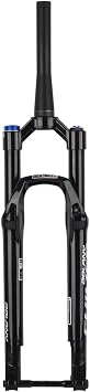 Mountain Bike Suspension Fork 26 27.5 29 Air Fork Travel 100mm Thru Axle 15x110mm Boost Bike Fork 1-1/2 Tapered Rebound Adjust Disc Brake Front Fork LightweightBlack Manual,26