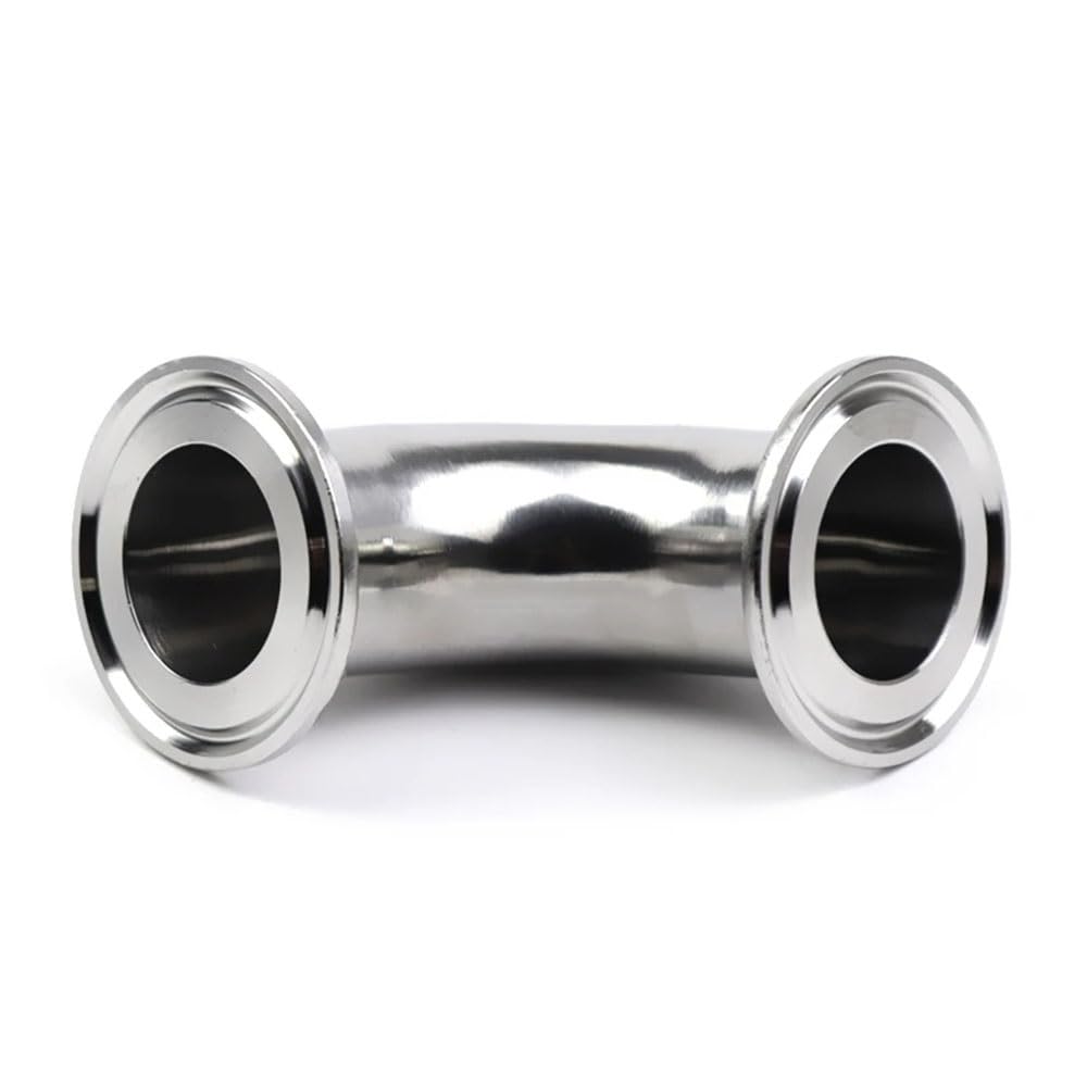 Accesorio de tubería de codo de 90 grados de acero inoxidable 304 for la industria alimentaria, 1 unidad(19mmx25.4)