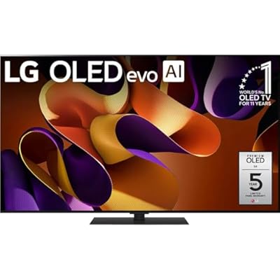 LG 55-Inch Class OLED evo G4 Series Smart TV 4K Processor Flat Screen with Magic Remote AI-Powered with Alexa Built-in (OLED55G4SUB, 2024) (Renewed)