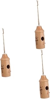 POPETPOP 3pcs Bird Feeder Pet Feeder Gazebo Accessories Poultry Waterer Bird Feeder Stand Garden Bird Feeder Bird Feeding Station Outdoor Hummingbird Feeder Hanging Hummingbird Feeder Wood